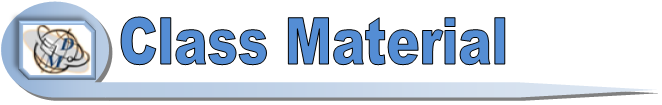 Class Materials Assignments