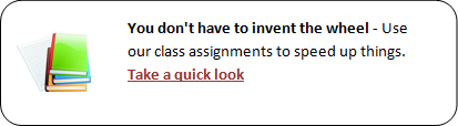 Class Assignments